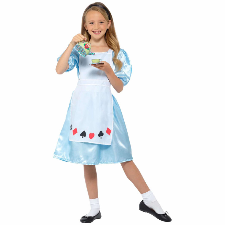 Storybook Alice Tea Party Girls Costume Storybook Alice Tea Party Girls Costume