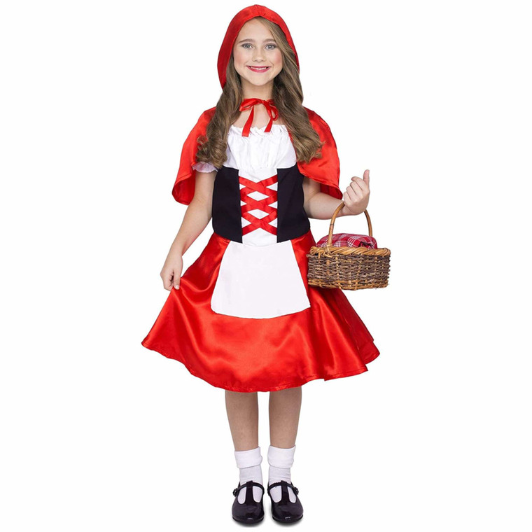 Storybook Red Riding Hood Girls Costume