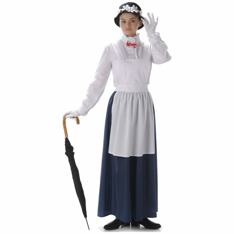 Victorian Nanny Women Costume Plus XL