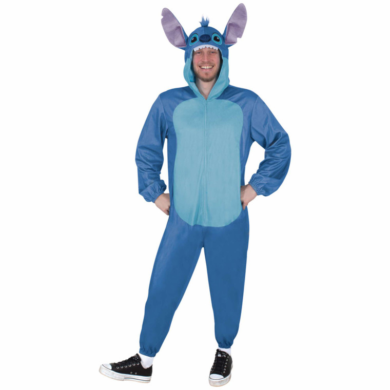 Stitch Disney Lilo & Stitch Adult Unisex Hooded Jumpsuit
