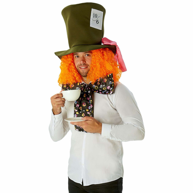 Mad Hatter Disney Alice In Wonderland Hat Hair & Bow Tie Accessory
