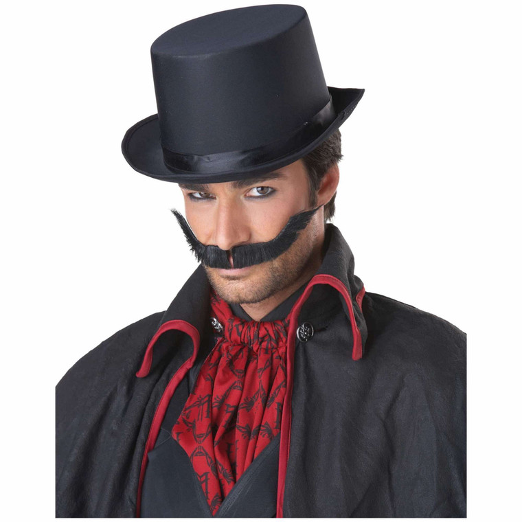 Dastardly Wacky Villain Black Mens Moustache