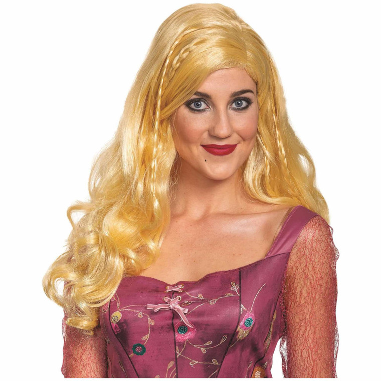 Sarah Sanderson Deluxe Hocus Pocus Disney Villain Womens Wig
