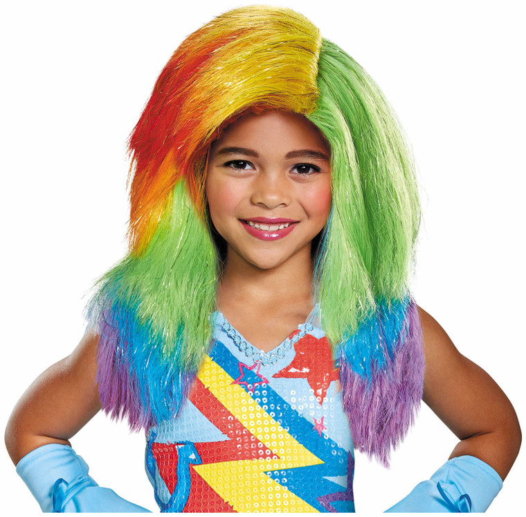 Rainbow Dash My Little Pony Girls Wig