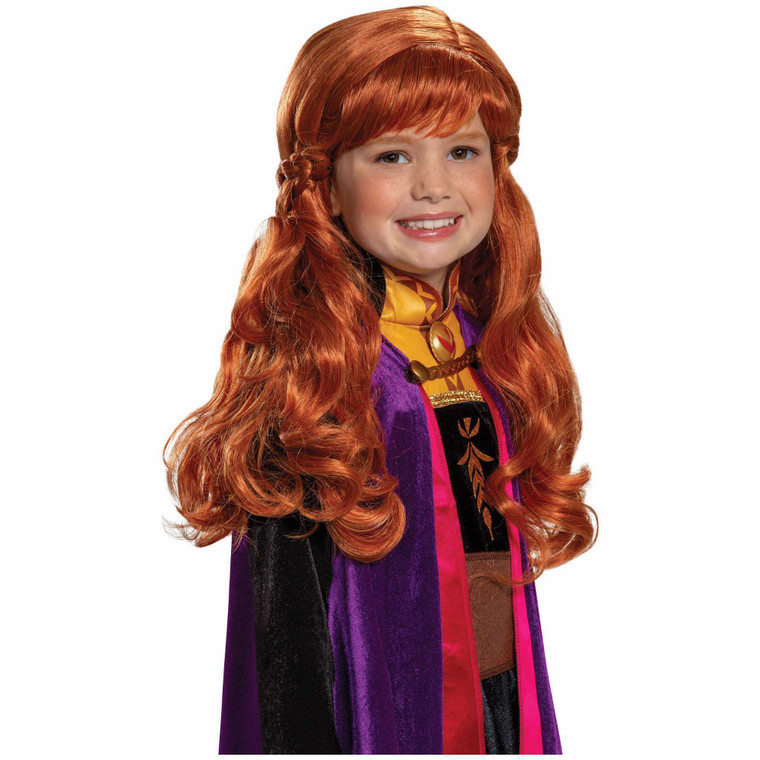 Anna Disney Frozen 2 Blonde Girls Wig
