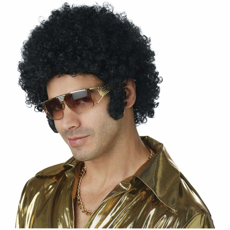 Afro Chops 60s 70s Disco Mens Wig