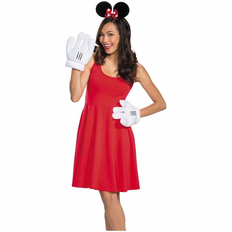 Minnie Mouse Disney Womens Oversized Gloves and Ears Set Minnie Mouse Disney Womens Oversized Gloves and Ears Set