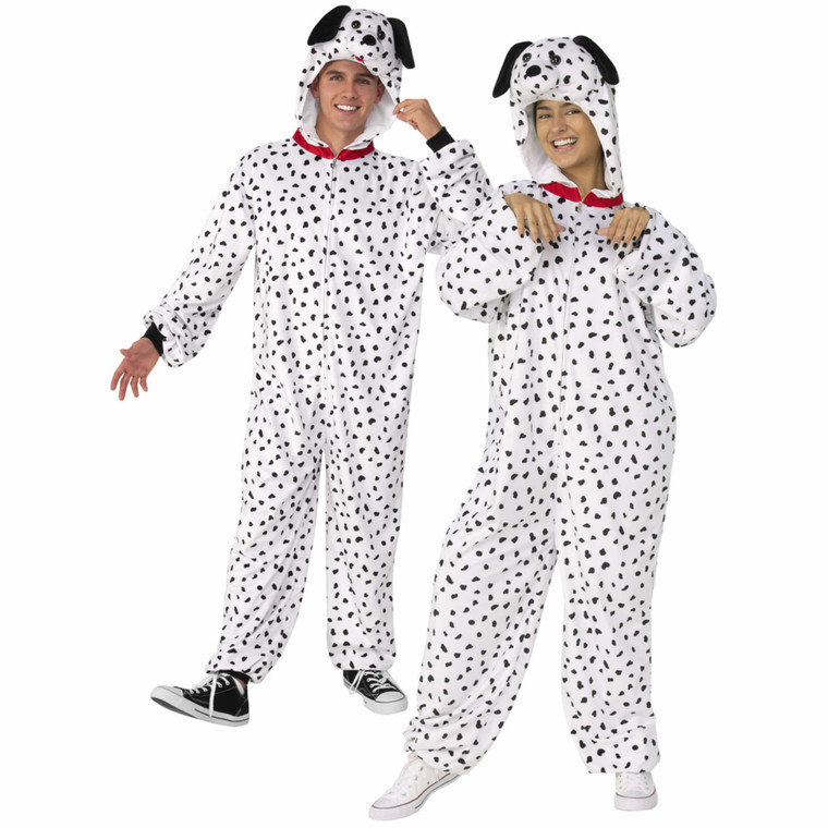Dalmatian Furry Animal Adult Unisex Jumpsuit