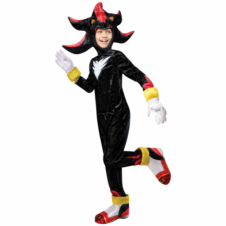 Shadow Sonic The Hedgehog Deluxe Boys Costume