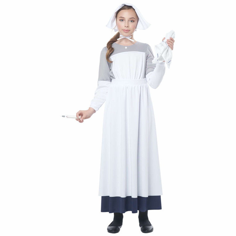 Civil War Army Nurse Dorthea Dix Hero Historical Book Week Child Girls Costume