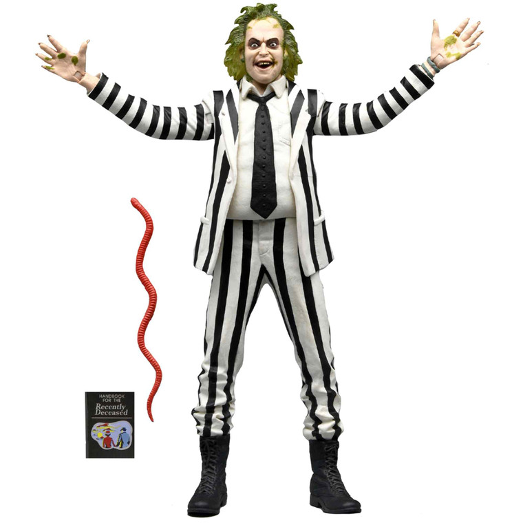Beetlejuice (1988) Striped Suit NECA 7″ Action Figure
