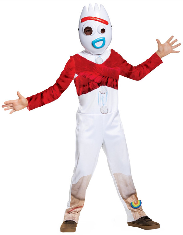 Forky Classic Spork Toy Story 4 Disney Movie Toddler Child Boys Costume 3T-4T