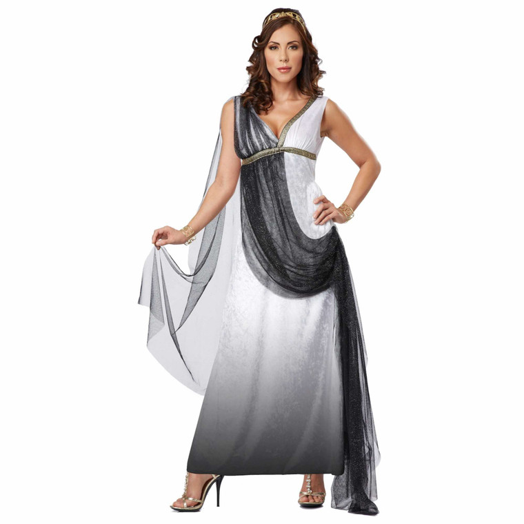 Deluxe Roman Empress Greek Goddess Women Costume
