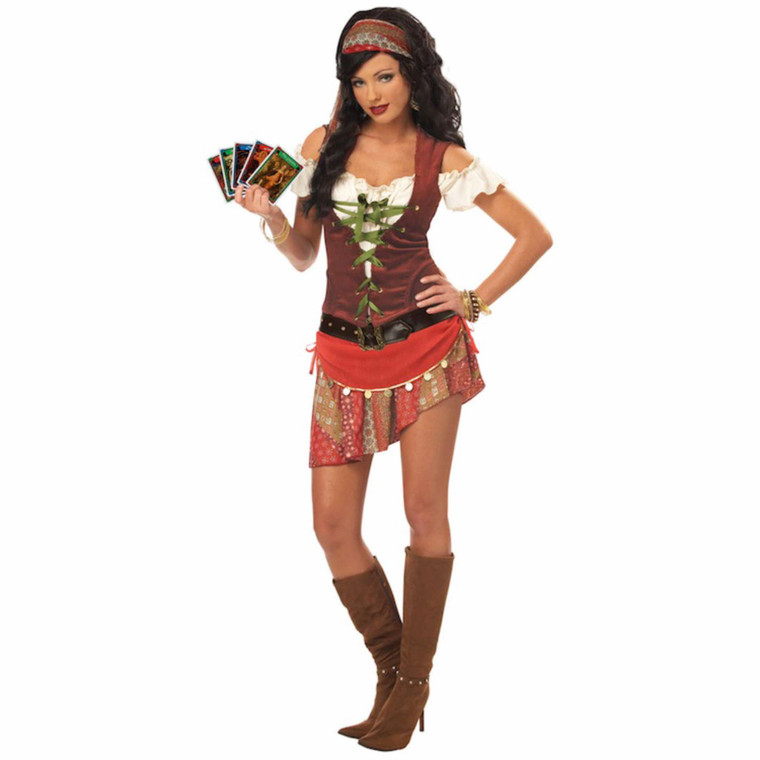Mystic Gypsy Tarot Fortune Teller Women Costume