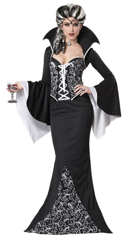 Royal Vampiress Vampire Halloween Platinum Women Costume
