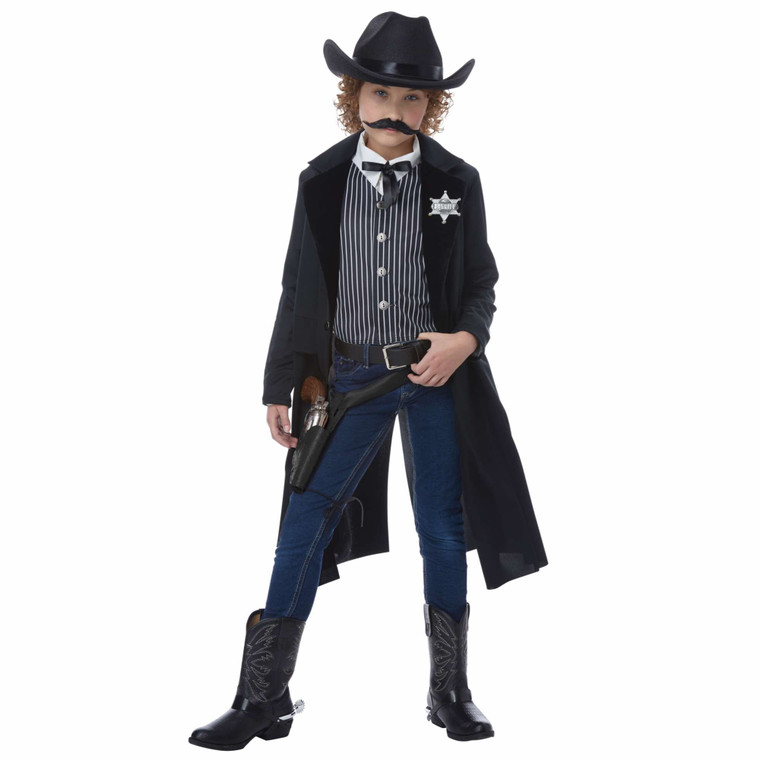 Western Outlaw Sheriff Gunslinger Texas Cowboy Book Week Boys Costume
