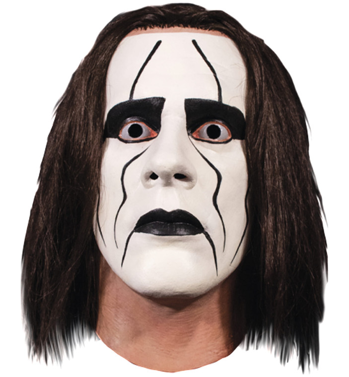 Sting Steve Borden Wrestler WWE Champion Sport Adult Mens Costume Mask & Hair
