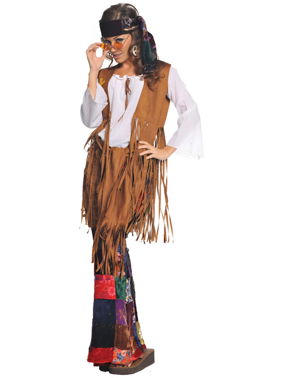 Peace Out 60s 70s Hippie Hippy Woodstock Women Costume