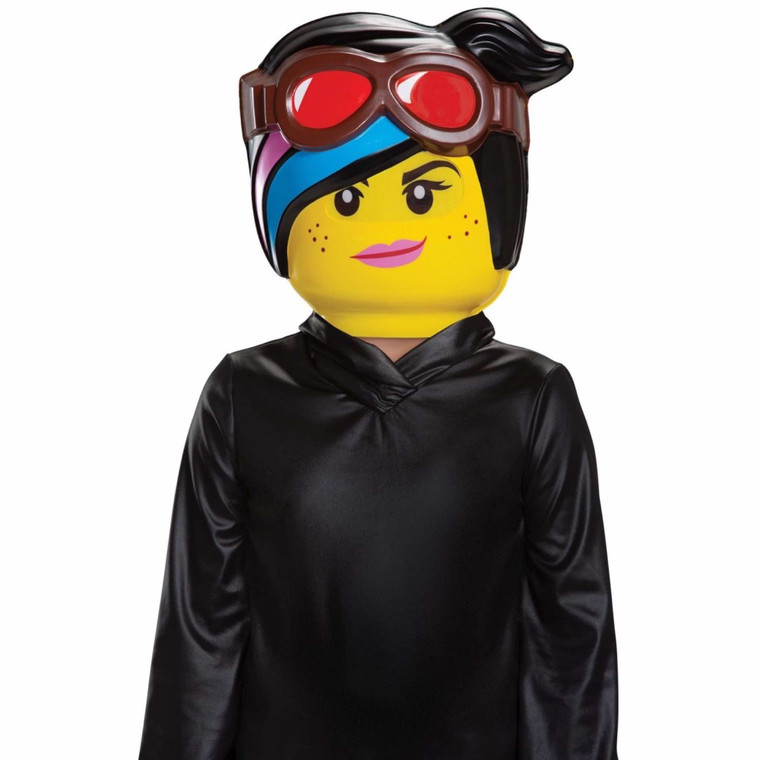 Lucy Lego Movie 2 Book Week Child Girls Costume PVC Half Mask