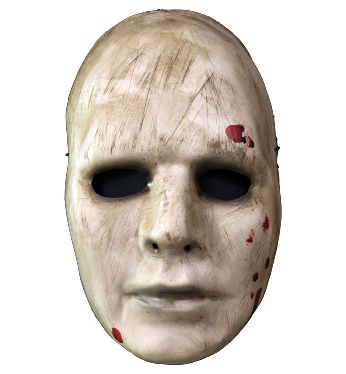 Maniac Blood Creepy Horror 1960s Ghost Halloween Mens Costume 1/2 Vacuform Mask