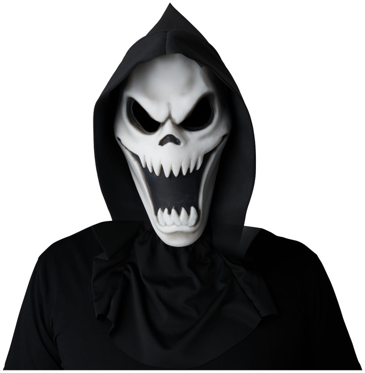 Spectre Haunted Ghost Evil Spirit Horror Adult Mens Costume Light Up 1/2 Mask