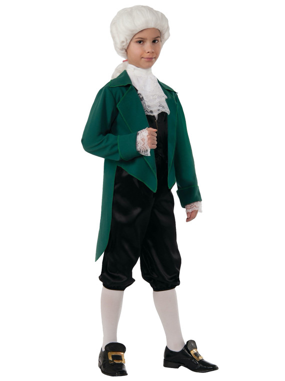 Thomas Jefferson Founding Father US President Colonial Book Week Boys Costume