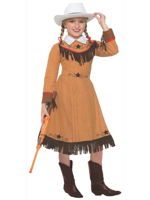 Western Texas Rosie Annie Sharpshooter Cowgirl Book Week Girls Costume