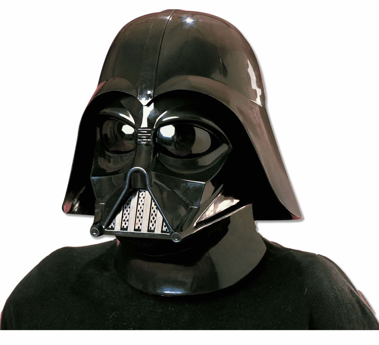 Darth Vader Deluxe Star War Classic Licensed Mens Costume Two-Piece Mask Helmet