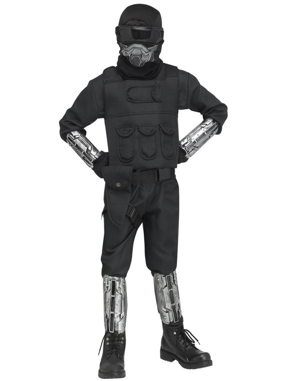 Gaming Fighter Villain Ninja Video Game Dress Up Child Boys Costume