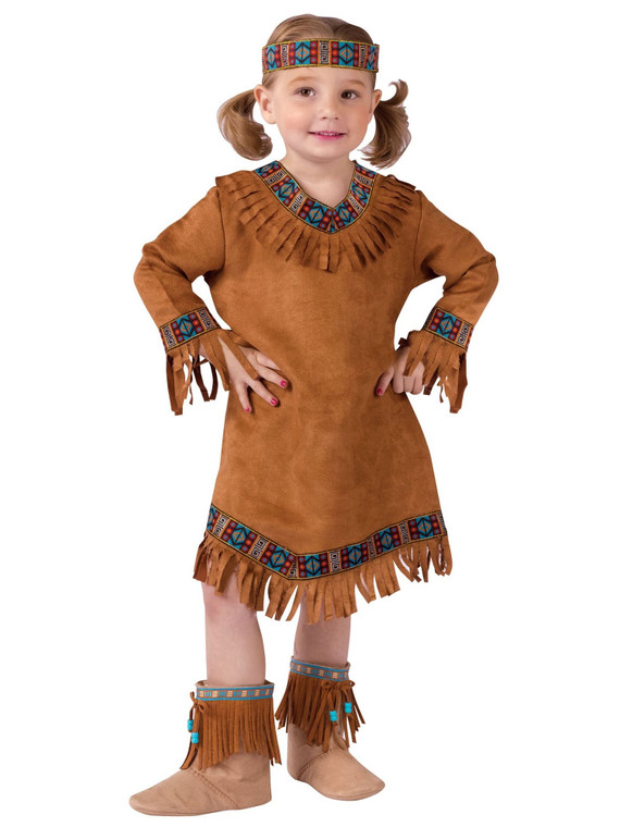 Native American Indian Princess Pocahontas Book Week Toddler Girls Costume