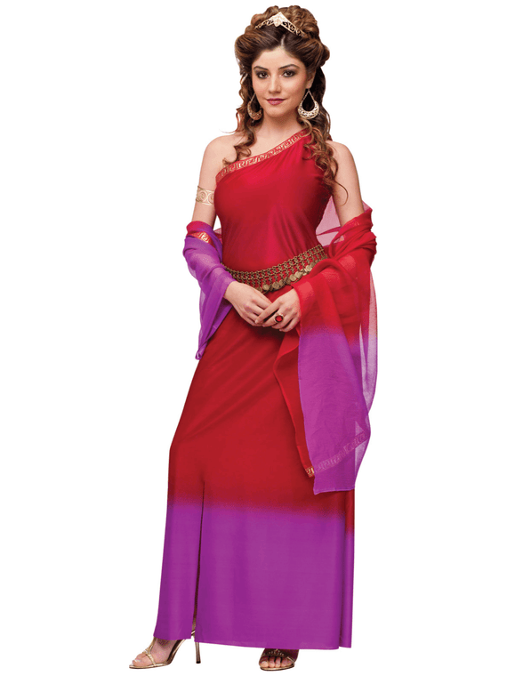 Roman Greek Goddess Sparta Deluxe Supreme Ancient Toga Womens Costume