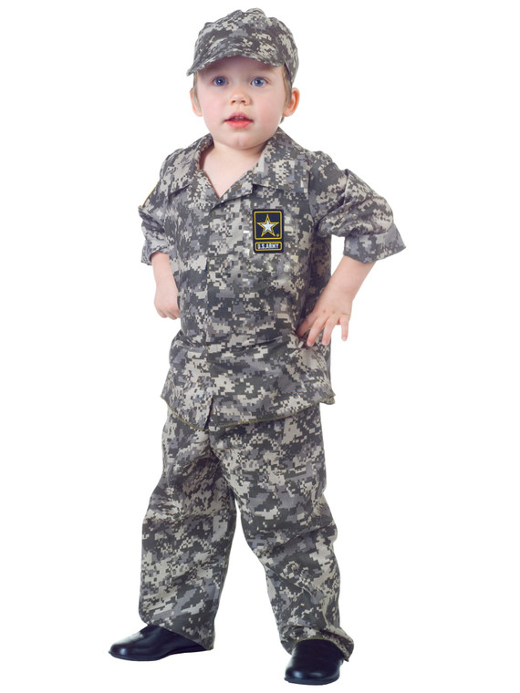 Army Camo Military Soldier Commando Book Week Toddler Boys Costume