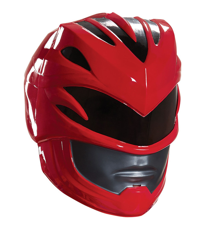 Red Ranger Power Rangers Movie Superhero Boys Costume Vacuform Mask