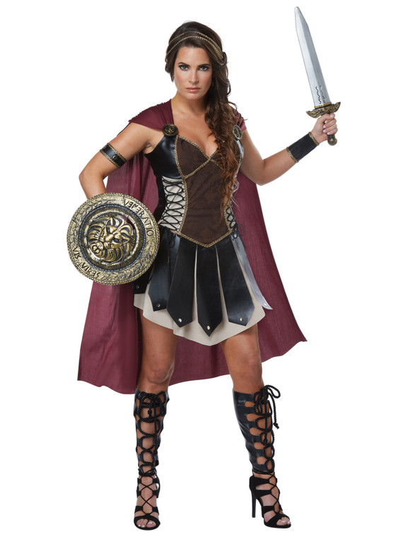 Glorious Gladiator Xena Warrior Roman Spartan Medieval Womens Costume