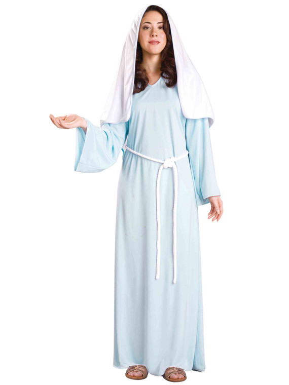 Virgin Mary Religious Biblical Times Christmas Easter Good Friday Womens Costume