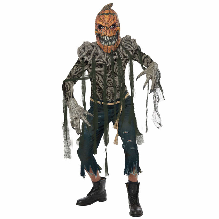 Pumpkin Creature Monster Holloween Creepy Spooky Horror Mens Costume