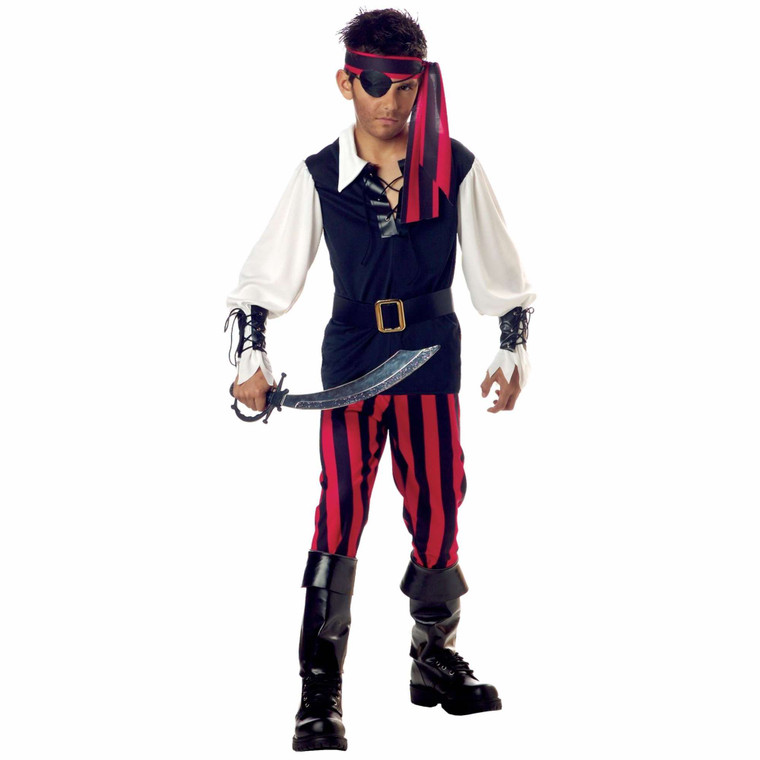 Cutthroat Pirate Captain Buccaneer Captain Book Week Boys Costume