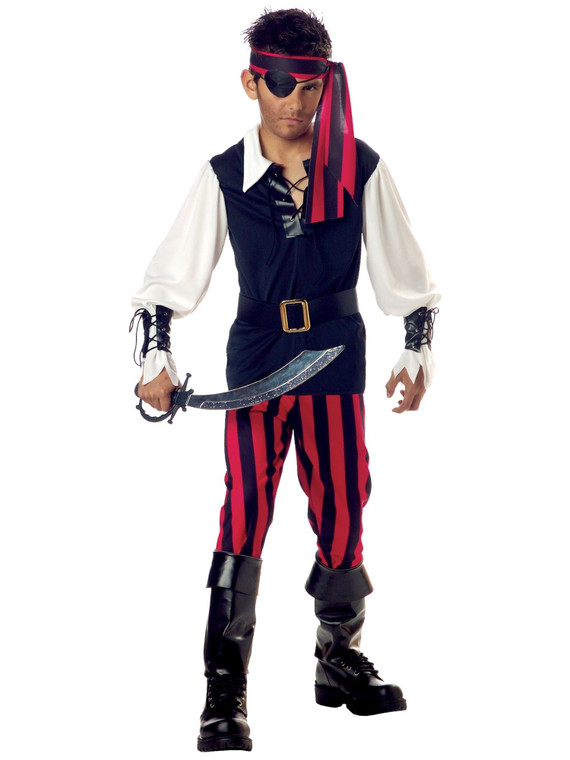 Cutthroat Pirate Captain Buccaneer Captain Book Week Boys Costume