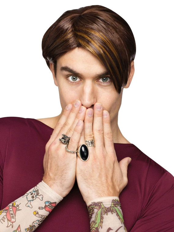 Saturday Night Live Stefon Brown Men Costume Wig