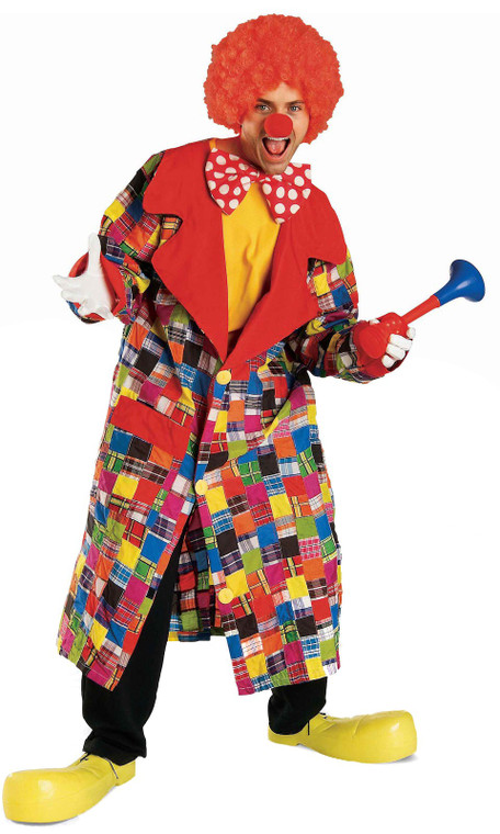 Patches The Clown Circus Funny Men Costume STD