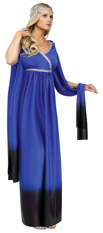 Moon Goddess Selene Greek Toga Women Costume