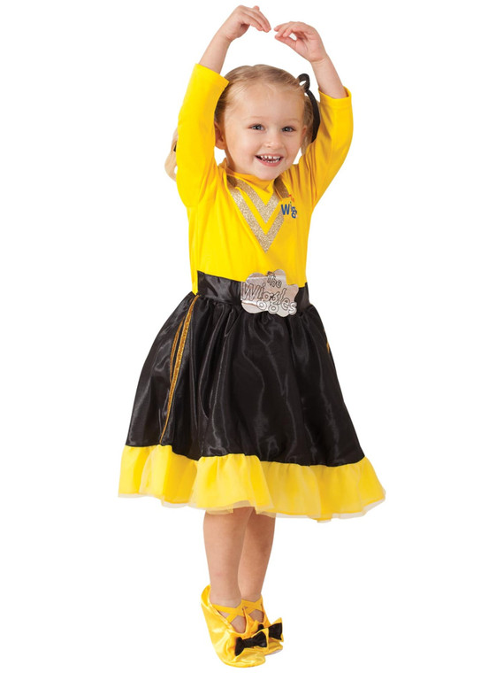 Yellow Wiggle Deluxe Emma Tsehay Evie The Wiggles Toddler Girls Costume 18-36M