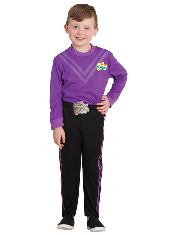 Purple Wiggle The Wiggles Lachy Deluxe Book Week Toddler Boys Costume 18-36M