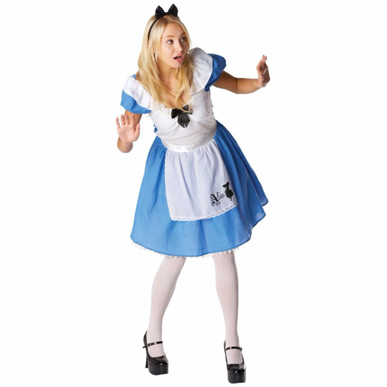Alice In Wonderland Disney Fairytale Story Book Week Adult Womens Costume