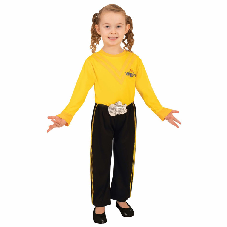 Emma Deluxe The Wiggles Yellow Child Unisex Boys Girls Costume Top & Pants 3-5