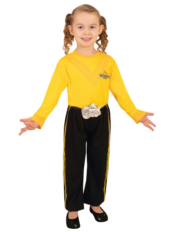 Emma Deluxe The Wiggles Yellow Child Unisex Boys Girls Costume Top & Pants 3-5