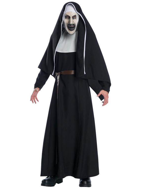The Nun Deluxe Horror Movie Ghost The Conjuring Halloween Mens Costume & Mask