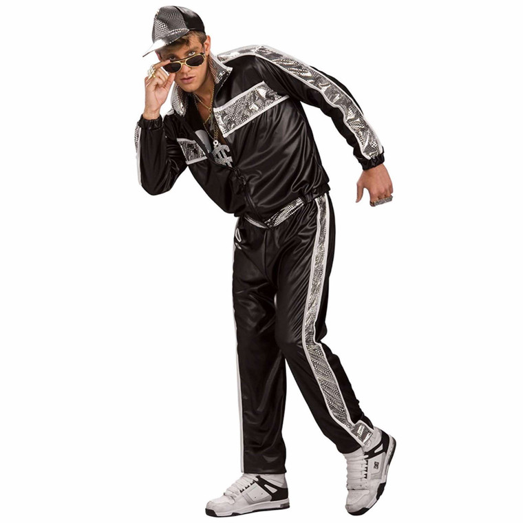80s 90s Rap Idol Hip Hop Dancer Rapper Adult Mens Costume STD