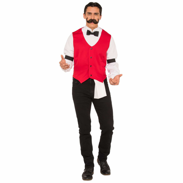 Bartender Western Old West Saloon Keeper Cowboy Oktoberfest Mens Costume