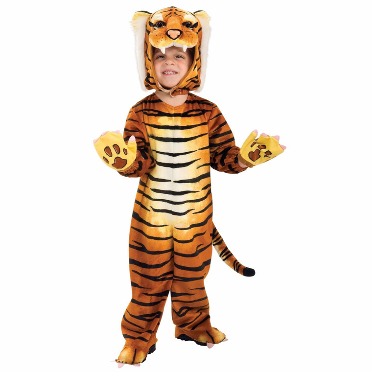 Tiger Deluxe Cub Animal Zoo Jungle Safari Africa Book Week Child Boys Costume S